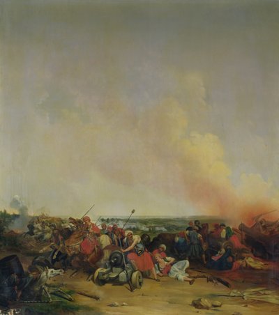 Schlacht von Sidi-Ferruch, 14. Juni 1830 von Jean Baptiste Prudent Carbillet